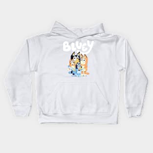 Bluey Happy Fams Kids Hoodie